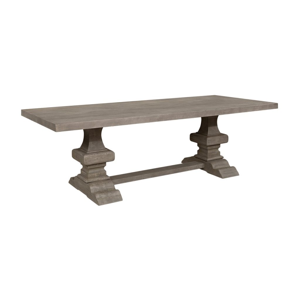 Artwood Paris spisebord fra 100×240 og opptil 365 – Pebble grå heltre