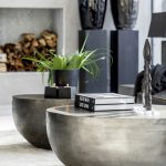 Artwood Giro sofabord ø90 – Alu antique 4