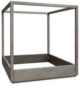 Artwood Hunter Himmelseng til 180×200 madrasser – Antique grå