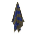 Alee Badehåndkle Olive/Bright Blue 70x140 2