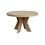 Cleveland rundt spisebord m/2 plater – Natur 2