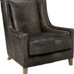 Artwood AW44 Lounge stol høy – brunt skinn 1