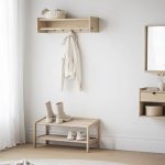 Hillmond Hattehylle B80 – Hvitoljet eik 5