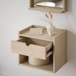 Hillmond Nattbord vegghengt – Lys eik 6