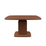 SKOVBY SM242 spisebord/sofabord 99×99 – Valnøtt/heve-senk 2