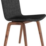 SKOVBY SM811 Flexi stol B46 cm – Valnøtt med Touché stoffer 2