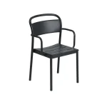 Utendørs Spisestol med Armlener Linear 3