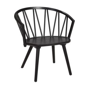 ZigZag Lounge stol – sort