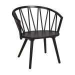 ZigZag Lounge stol – sort 2