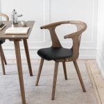 2 stk | In Between Stol SK2 Røkt Eik/Svart Skinn 5