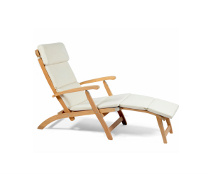 Deckstol med sand pute – Teak