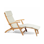 Deckstol med sand pute – Teak 2
