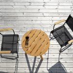 InOut-Form Bord Teak 110ø spisebord 4