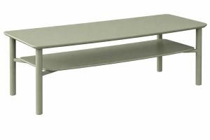 Tonning&Stryn Jar bord 140×53 m/hylle – Green harmony heltre eik