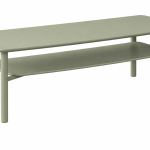 Tonning&Stryn Jar bord 140×53 m/hylle – Green harmony heltre eik 2