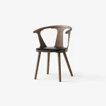 2 stk | In Between Stol SK2 Røkt Eik/Svart Skinn 4