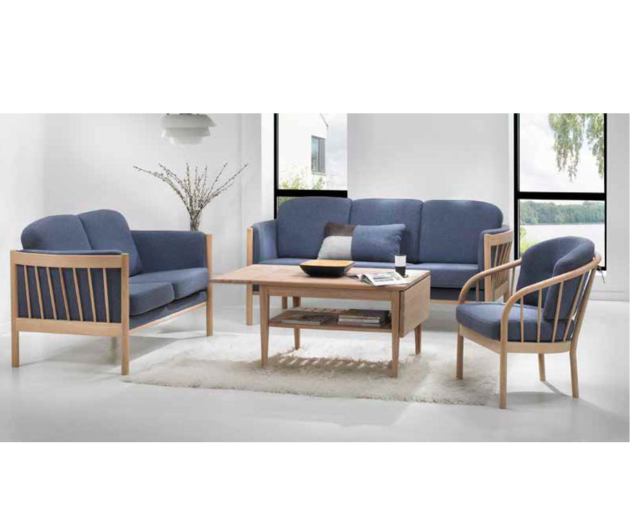 Julie sofa – Misha 100% ull – Blå