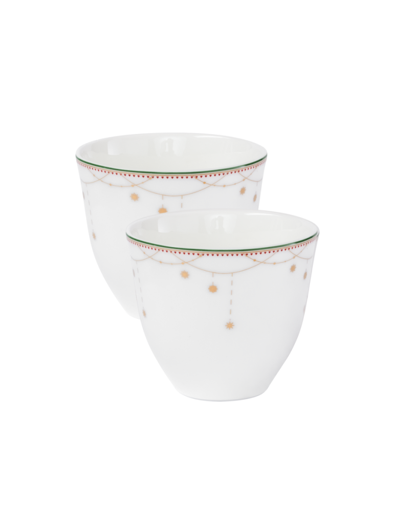 Julemorgen Girlander kopp uten hank  20 cl, 2 pakk