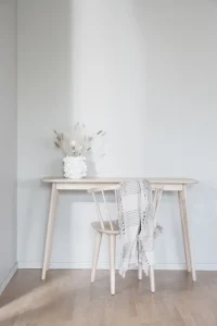 Yumi Skrivebord B120 cm – Hvitpigmentert eik