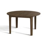 SKOVBY SM112 bord m/2 plater – Eik, mocca eller Valnøtt 2