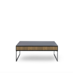 Englesson Line Sofabord 130×70 – sort/brent valnøtt 1