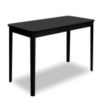 Skovby SM131 Skrivebord B115 cm – Sort m/trestruktur 2