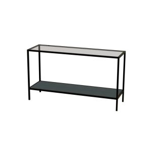Englesson 2000 Avlastningsbord 1493BLACK – Sortlakkert/Glass