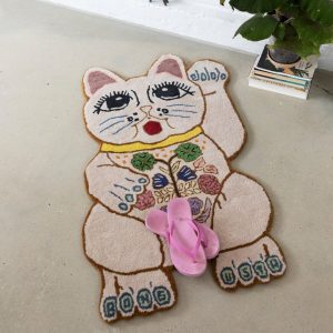 Lucky Teppe Cream 100x60cm