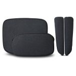 Wire armchair comfort kit dark grey 1