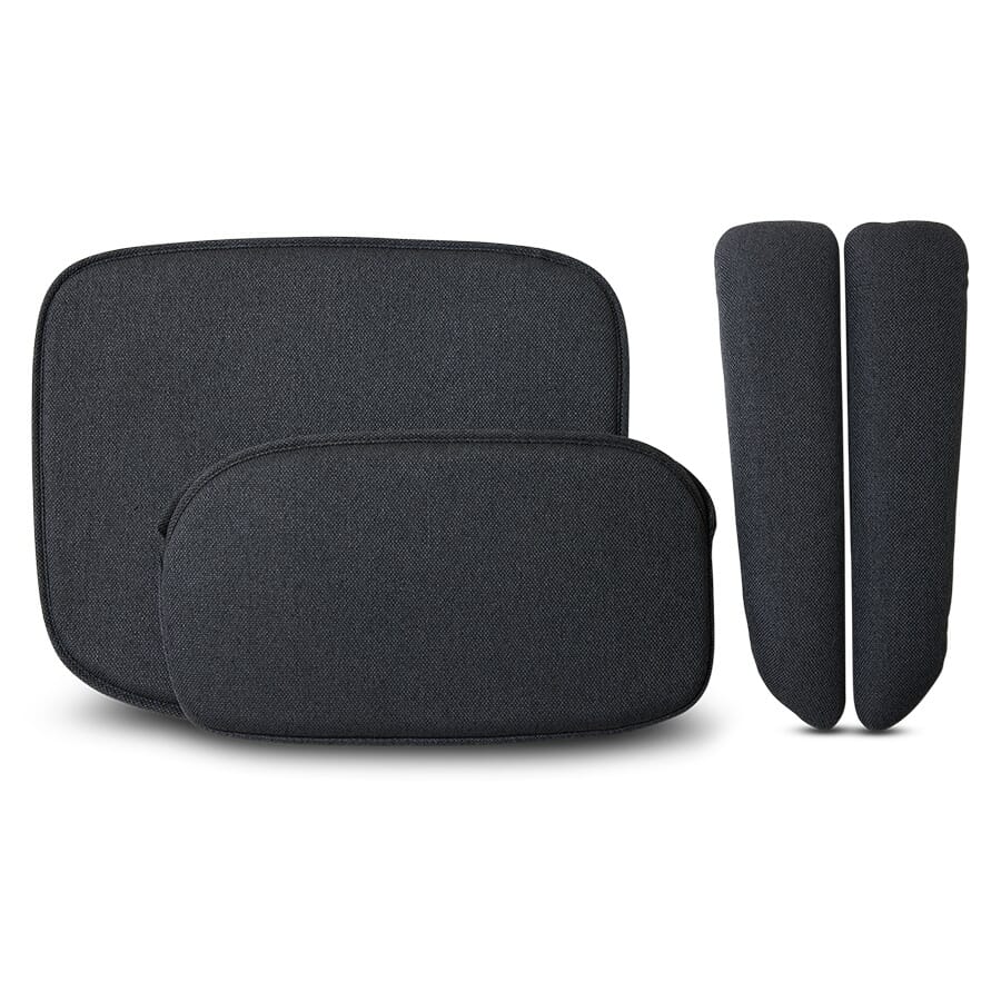 Wire armchair comfort kit dark grey