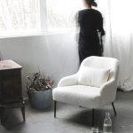Ygg&Lyng Vika Lounge stol/Skammel – Karakorum stoff 2